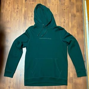 Green Soft Fleece Abercrombie & Fitch Hoodie